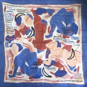 Sézane multicolor scarf